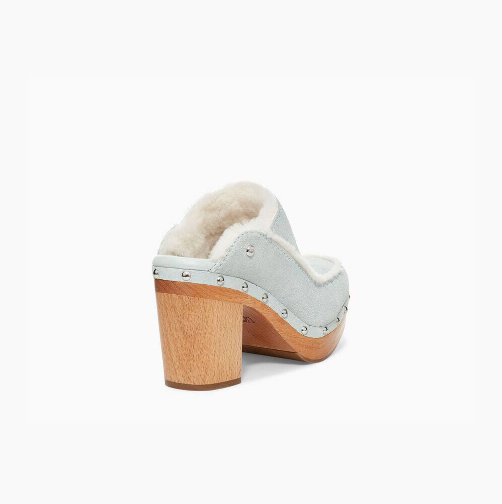 Dámské Boty Mules UGG Aubriana Heels Šedé | QWLANK2B