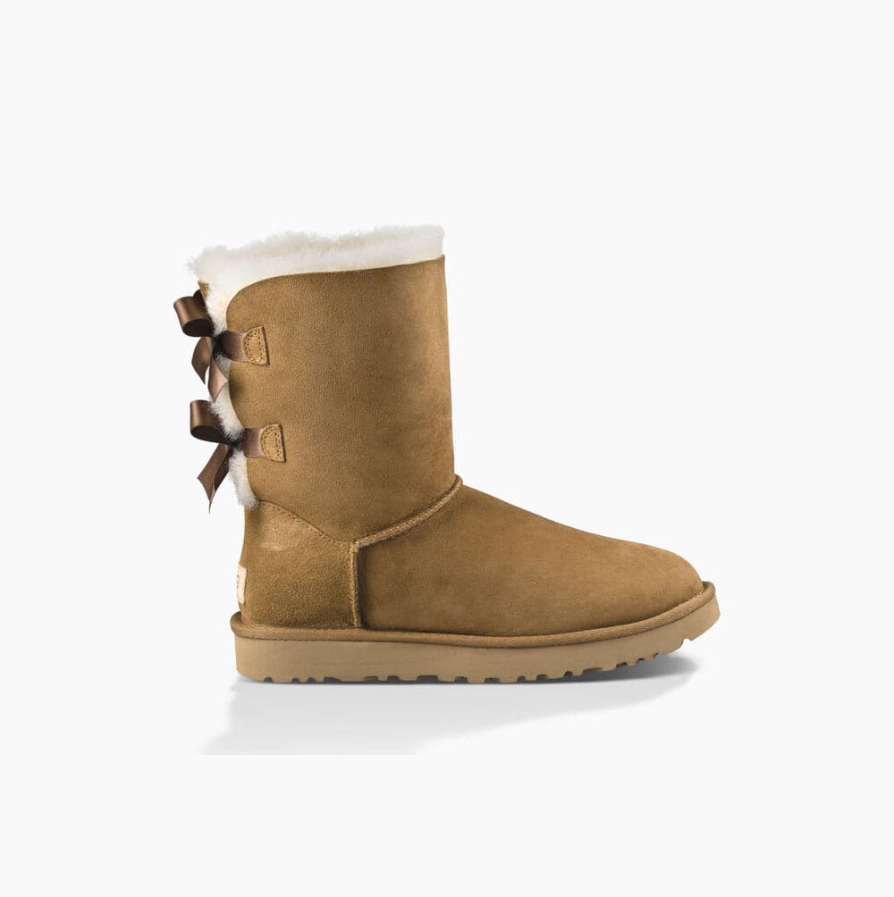 Dámské Bow Boots UGG Bailey Bow II Hnědé | Q5T8JD4I