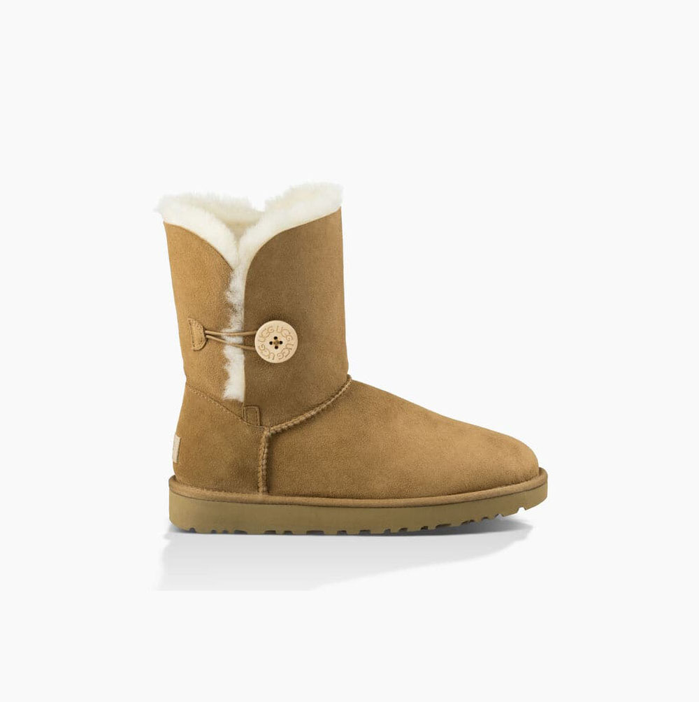 Dámské Button Boots UGG Bailey Button II Hnědé | 6IJ9A85D