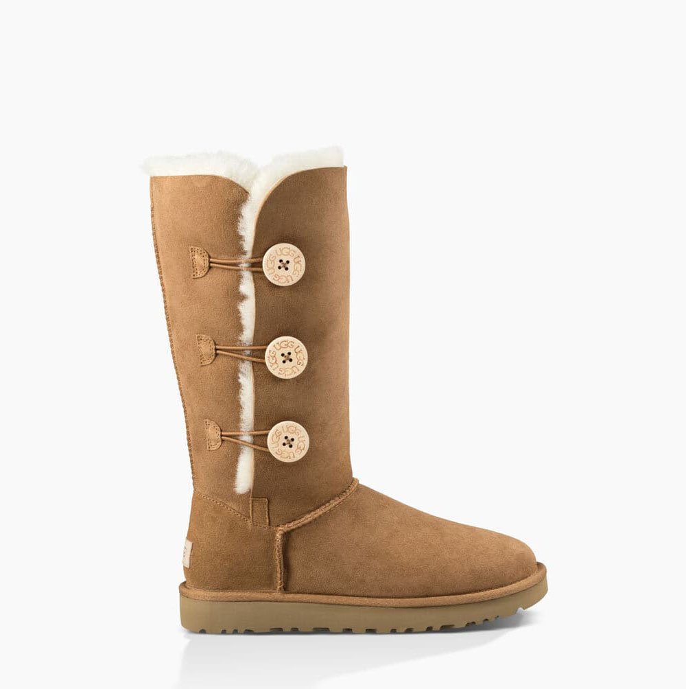 Dámské Button Boots UGG Bailey Button Triplet II Hnědé | 580IMKK7