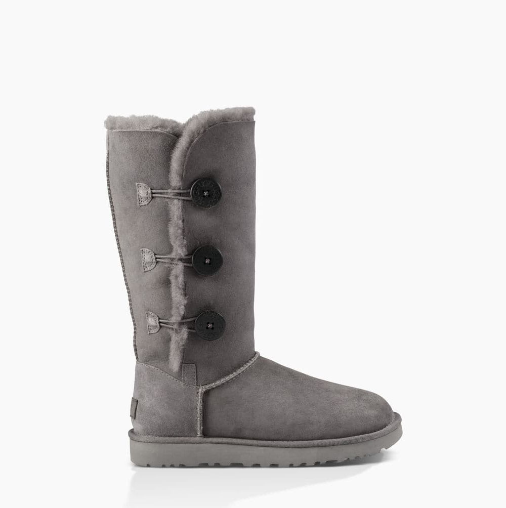 Dámské Button Boots UGG Bailey Button Triplet II Šedé | M3T07XO9