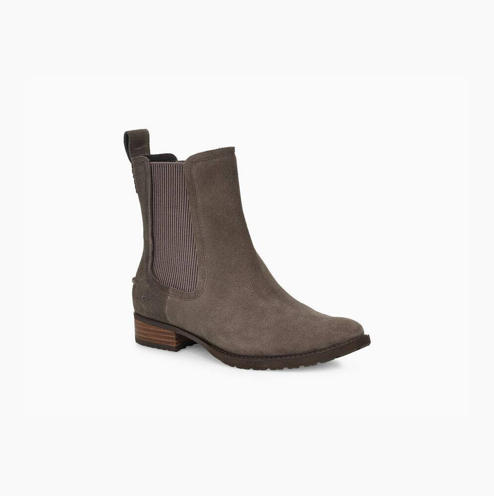 Dámské Chelsea Boty UGG Hillhurst II Hnědé | EO620J22