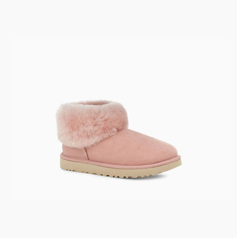 Dámské Classic Boots UGG Classic Mini Fluff Oranžové | 2L7TXMOR