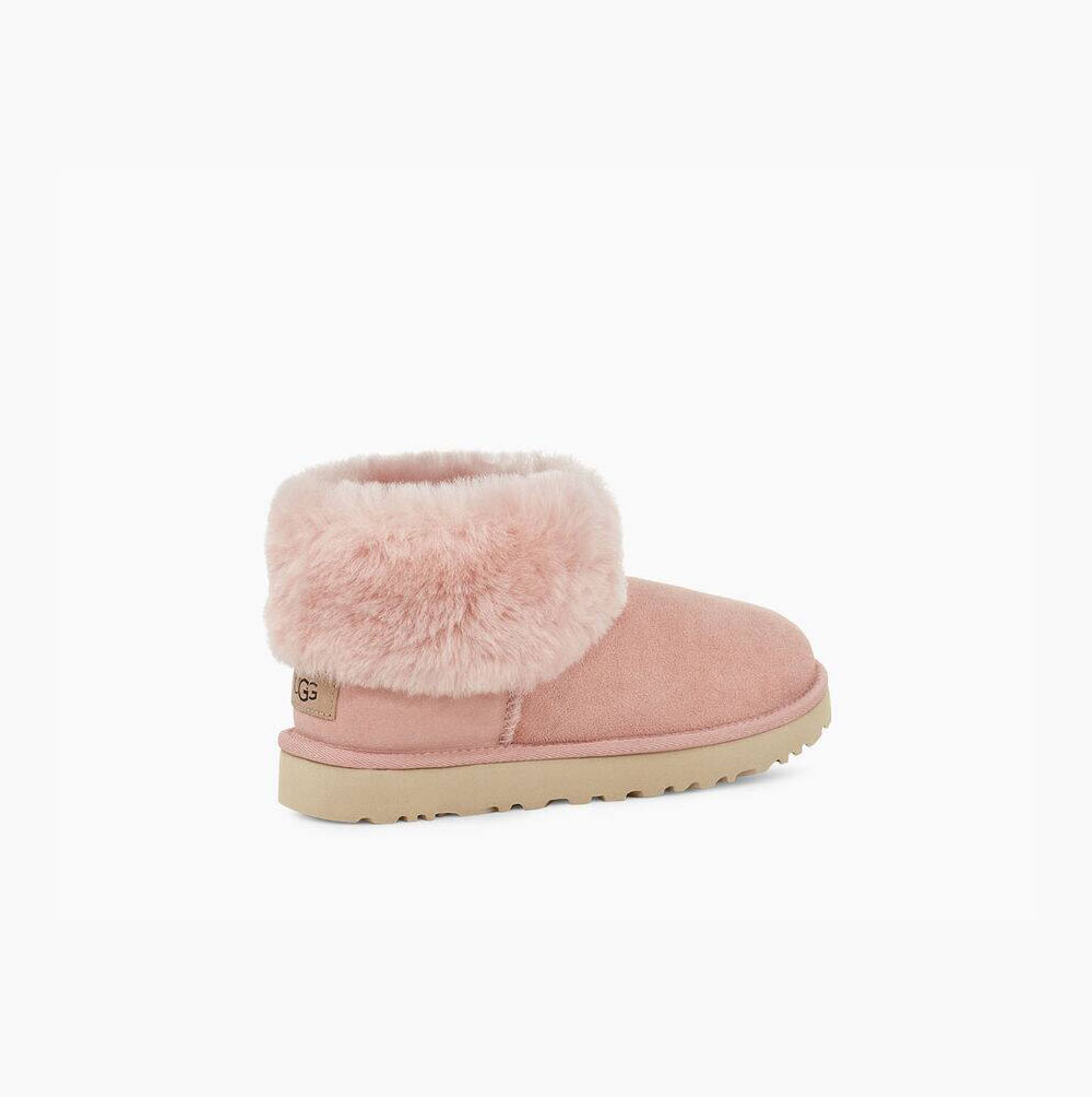 Dámské Classic Boots UGG Classic Mini Fluff Oranžové | 2L7TXMOR