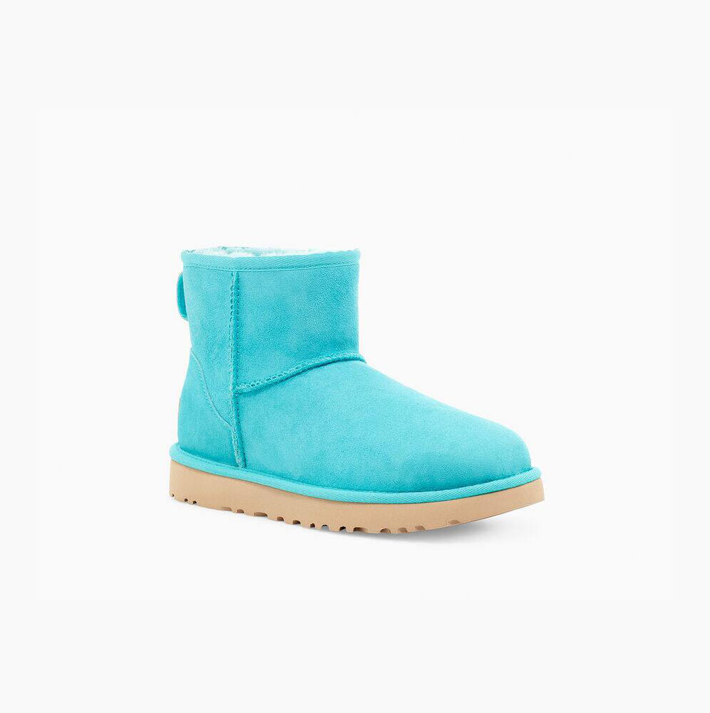 Dámské Classic Boots UGG Classic Mini II Světle Blankyt | 44FCYSB6