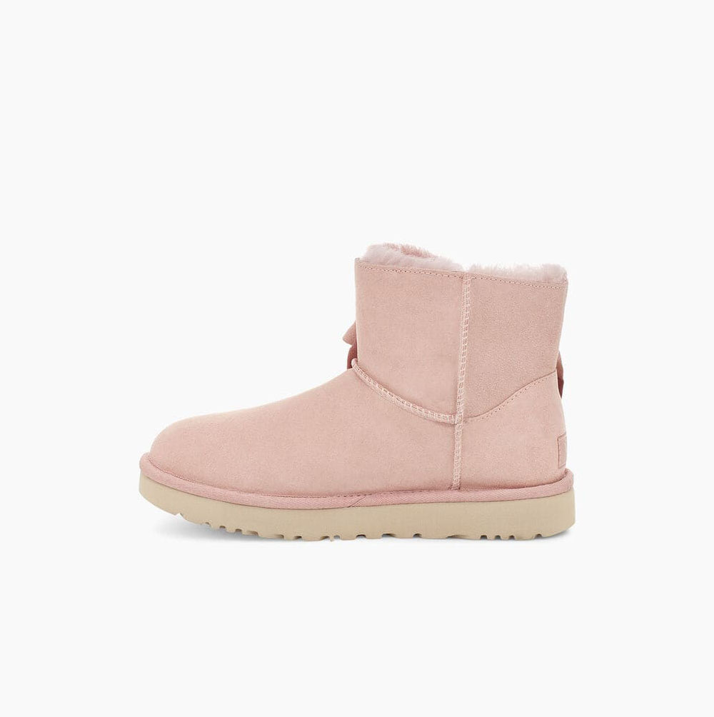 Dámské Classic Boots UGG Classic Mini Two-Tone Bow Oranžové | IASTP49K