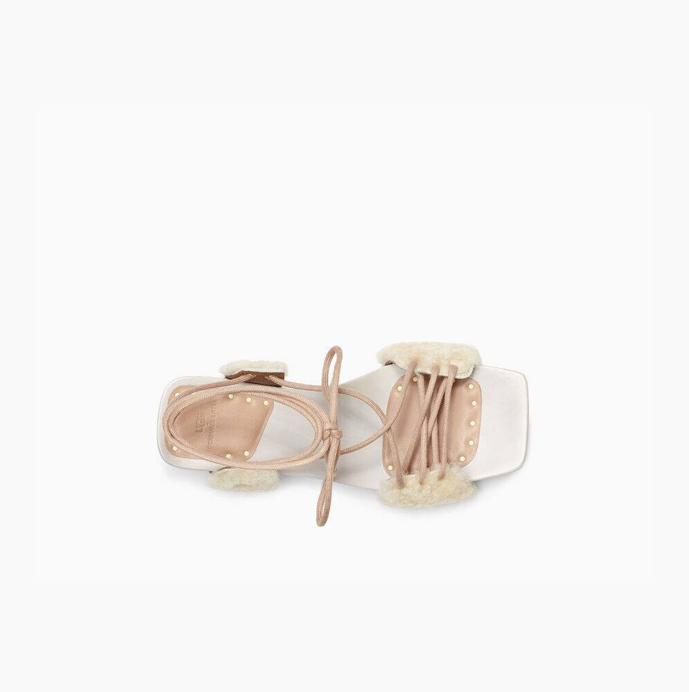 Dámské Heeled Sandals UGG Eckhaus Latta Pilar Béžový | 1GTD19PU