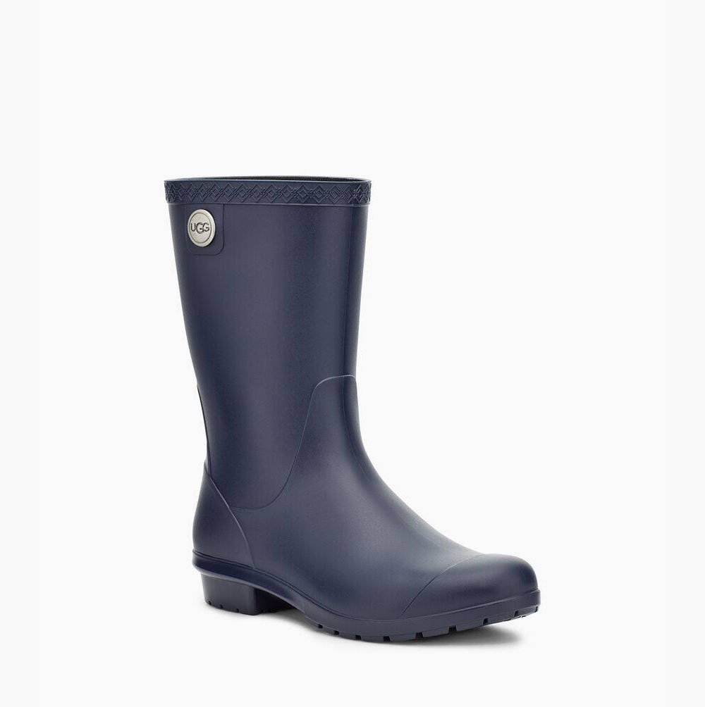 Dámské Holínky UGG Sienna Matte Rain Tmavě Blankyt | 1EXTYKG9