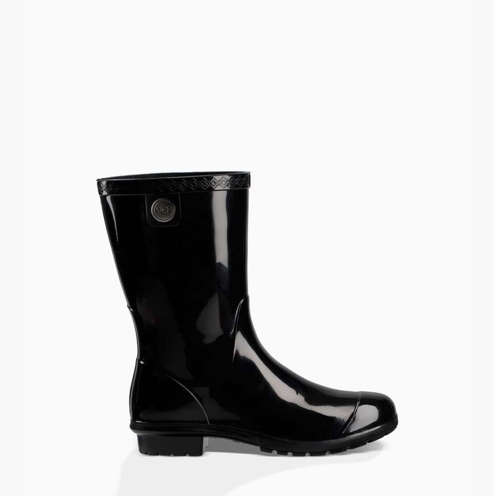 Dámské Holínky UGG Sienna Rain Černé | NR9P0GHA