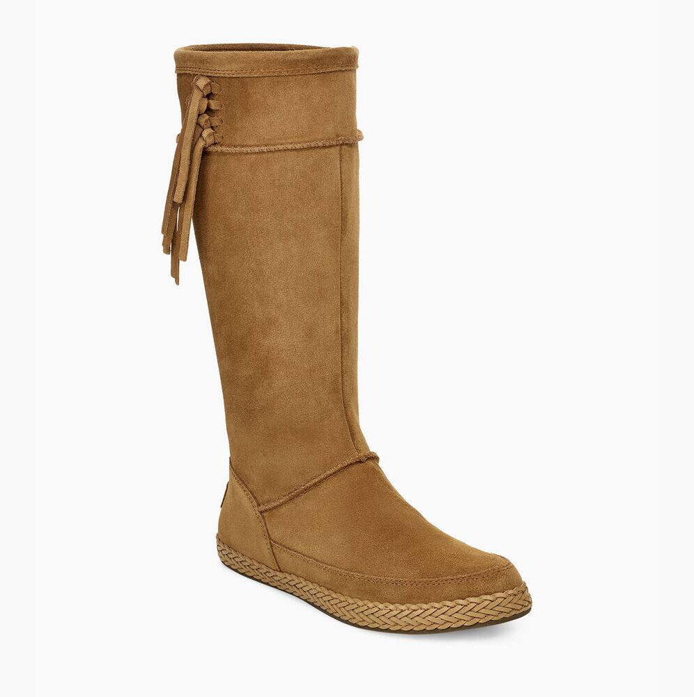 Dámské Knee High Boots UGG Emerie Vysoké Hnědé | 59ROHU9Y