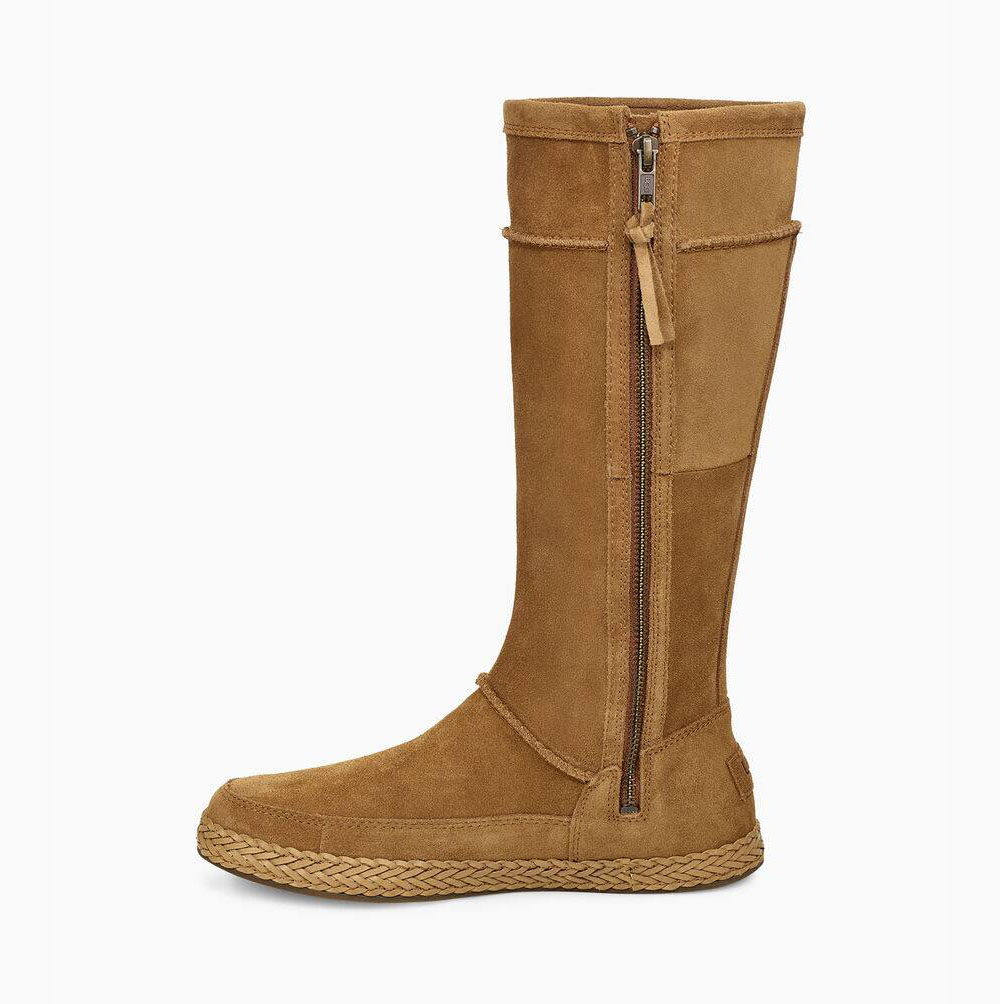 Dámské Knee High Boots UGG Emerie Vysoké Hnědé | 59ROHU9Y