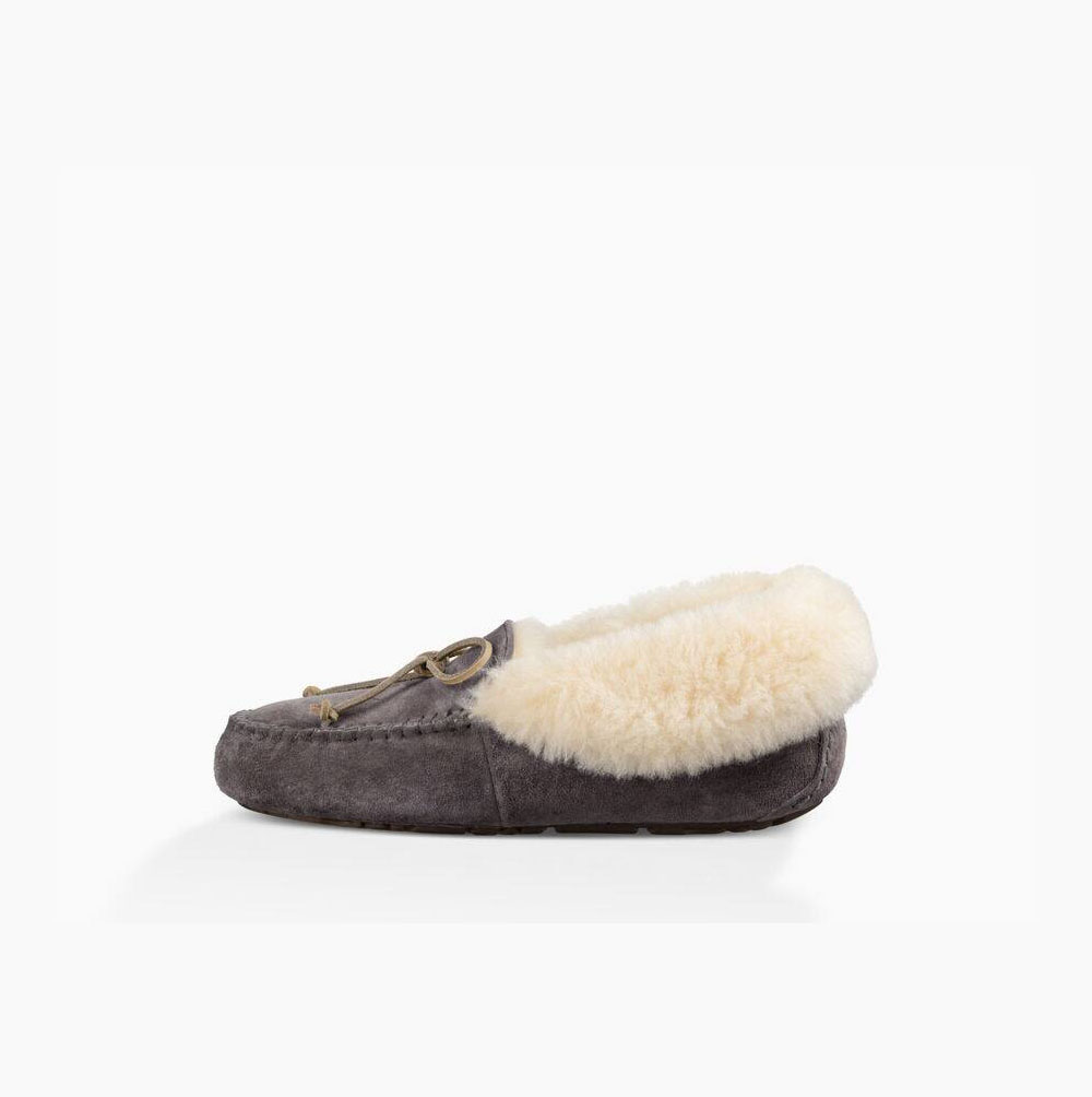 Dámské Loafers UGG Alena Tmavě Šedé | T308QIXX