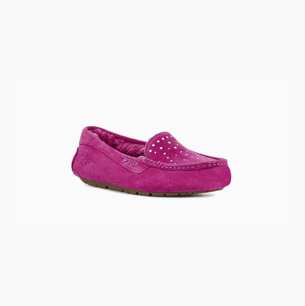 Dámské Loafers UGG Ansley Studded Fuchsie | OAIQXJLM