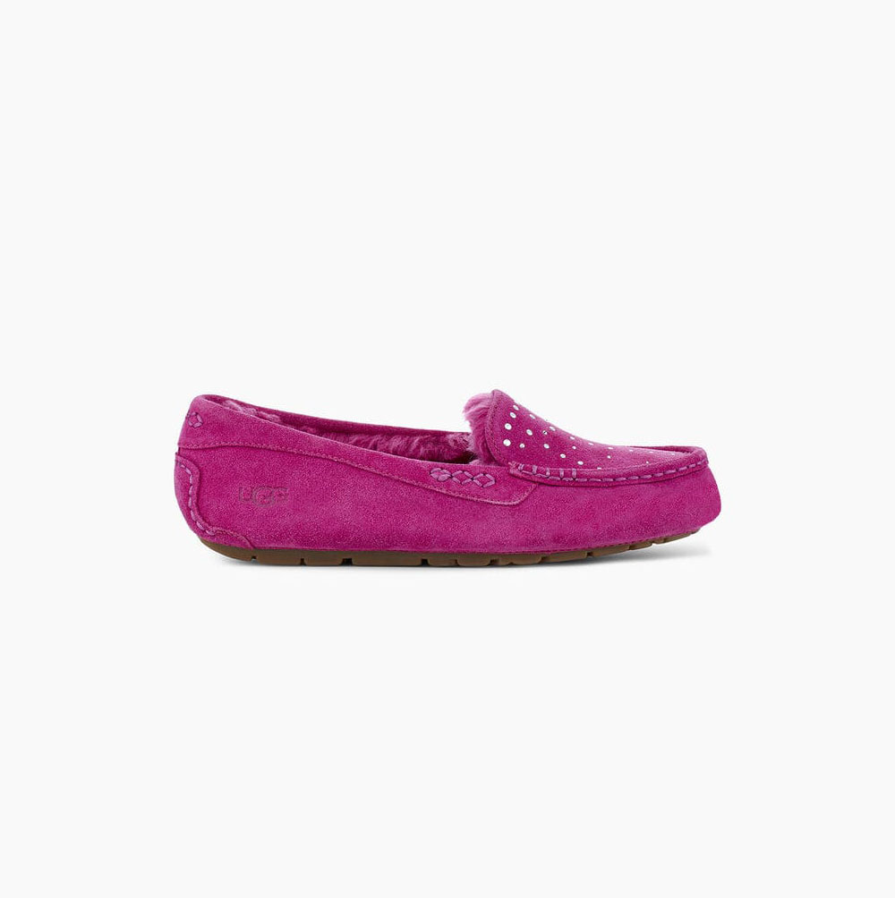 Dámské Loafers UGG Ansley Studded Fuchsie | OAIQXJLM