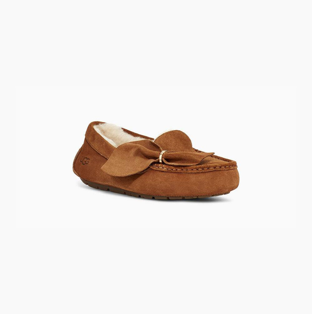 Dámské Loafers UGG Ansley Twist Hnědé | ELF01KMI