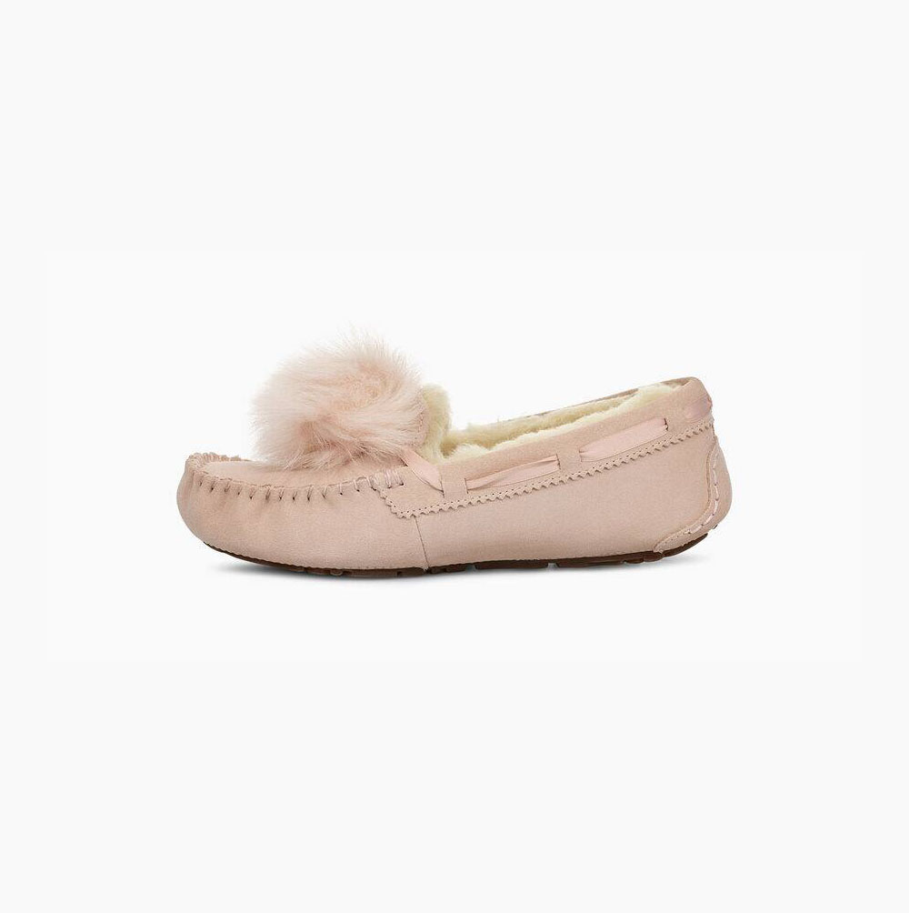 Dámské Loafers UGG Dakota Pom Pom Světle Růžové | NVJIU120