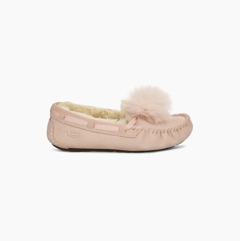 Dámské Loafers UGG Dakota Pom Pom Světle Růžové | NVJIU120