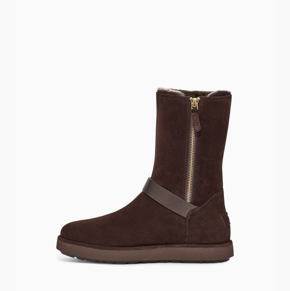 Dámské Nízké Kozačky UGG Classic Berge Semišové Měď | G55E27PL