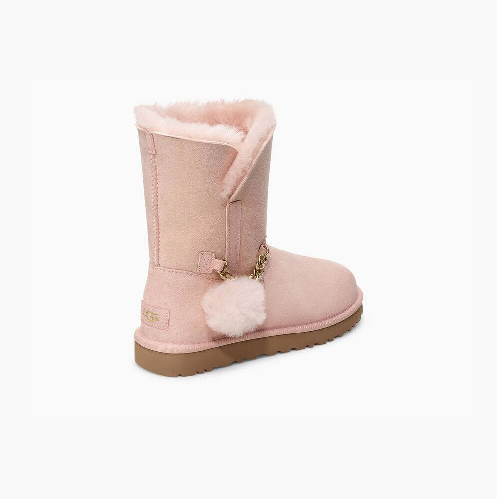 Dámské Nízké Kozačky UGG Classic Charm Světle Růžové | DN0GA67N