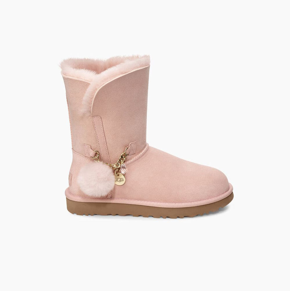 Dámské Nízké Kozačky UGG Classic Charm Světle Růžové | DN0GA67N