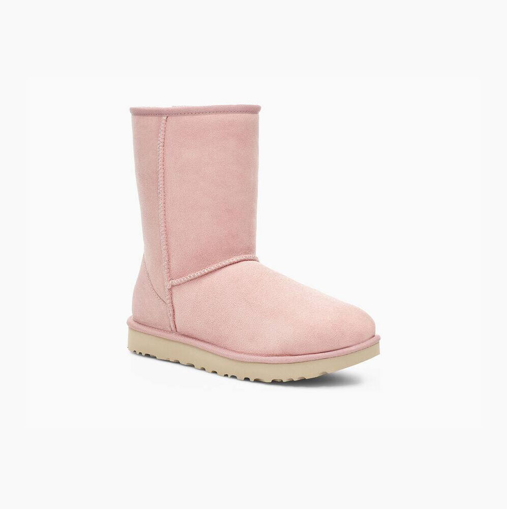 Dámské Nízké Kozačky UGG Classic II Růžové | EIUMJ7IS