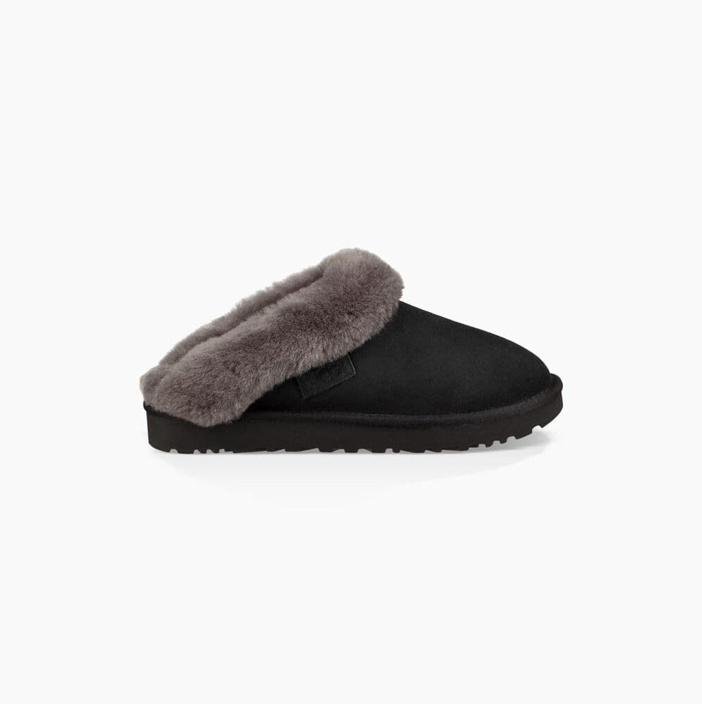 Dámské Pantofle UGG Cluggette Černé | X4WL8P71