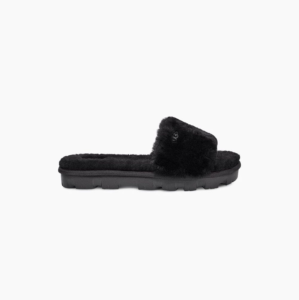 Dámské Pantofle UGG Cozette Pantofle Černé | 5LY5UAEQ