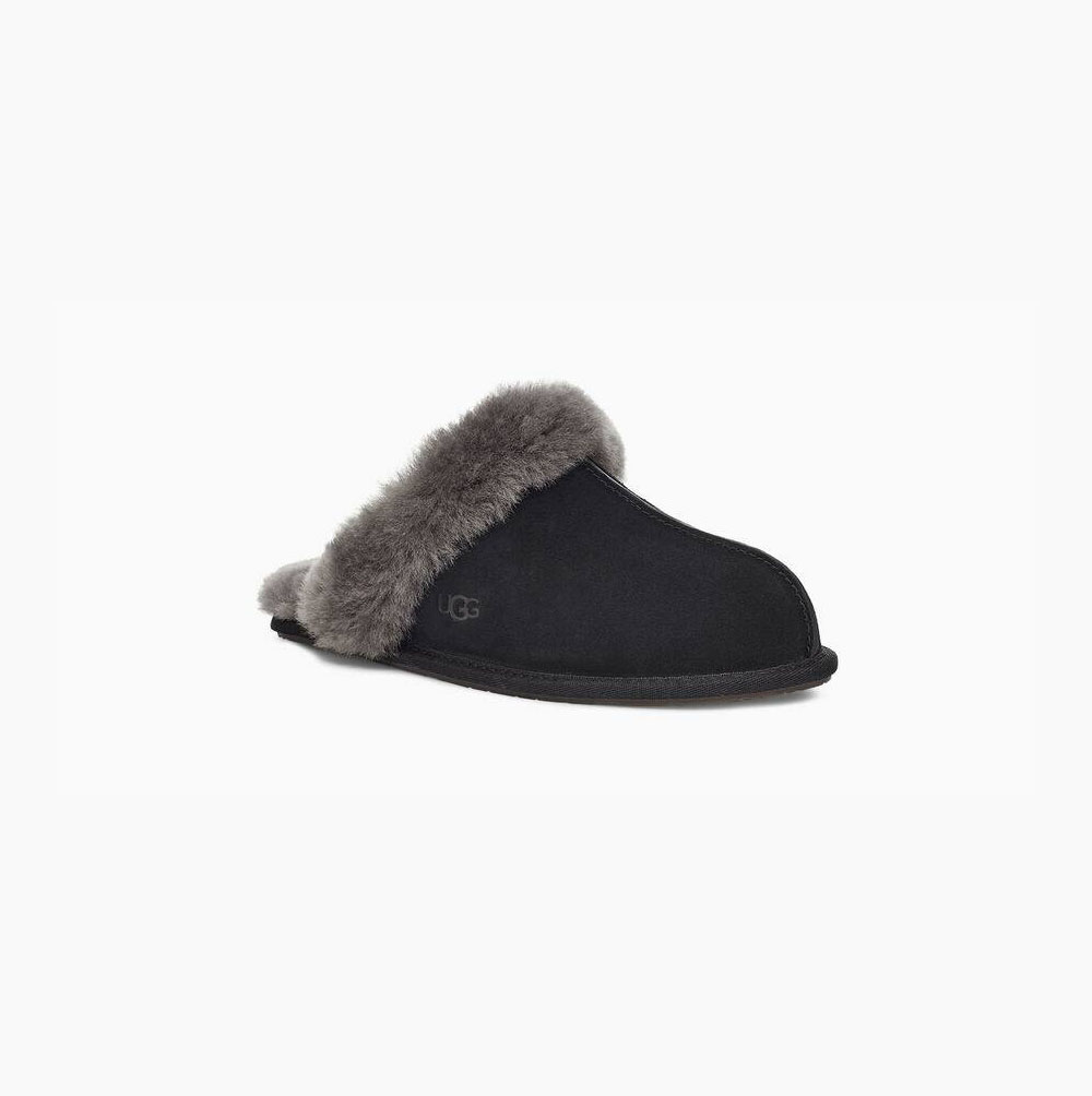 Dámské Pantofle UGG Scuffette II Černé Šedé | 7EH5U675