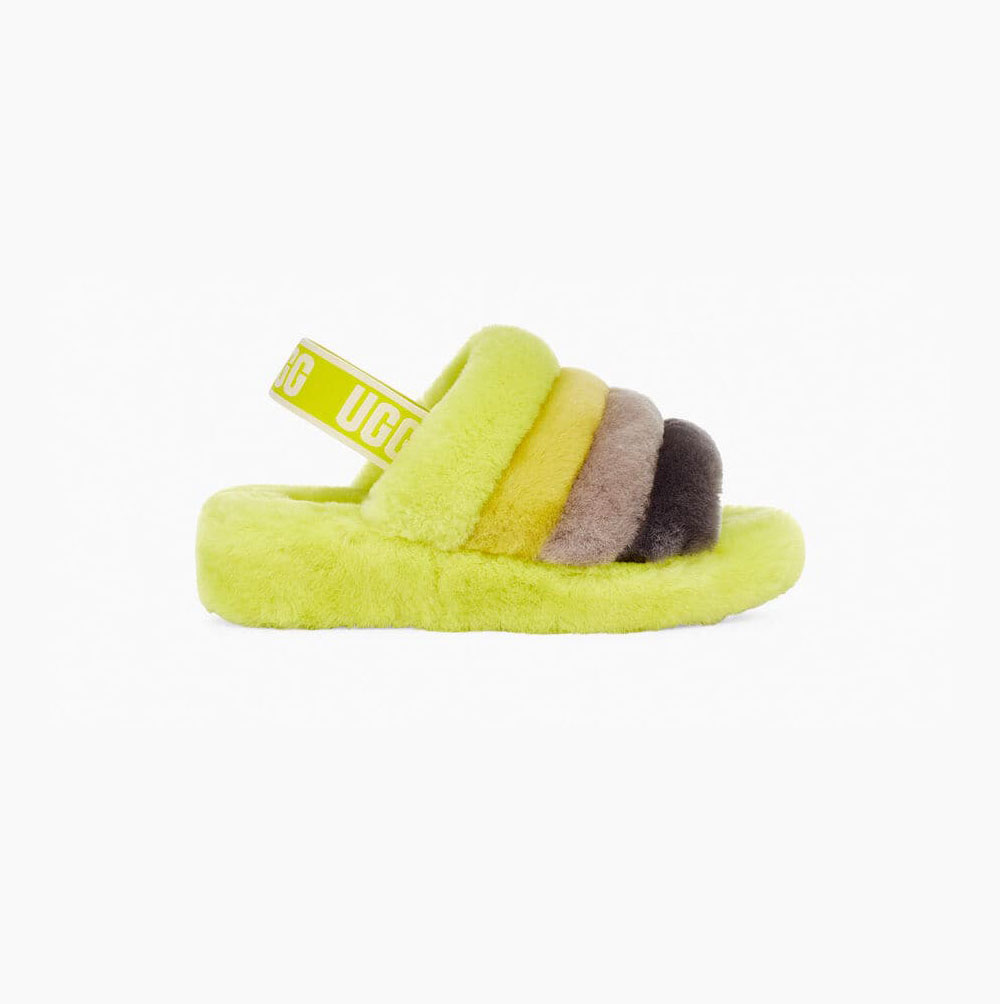 Dámské Sandály UGG Fluff Yeah Pantofle Viacfarebný | 6DJSYRRU