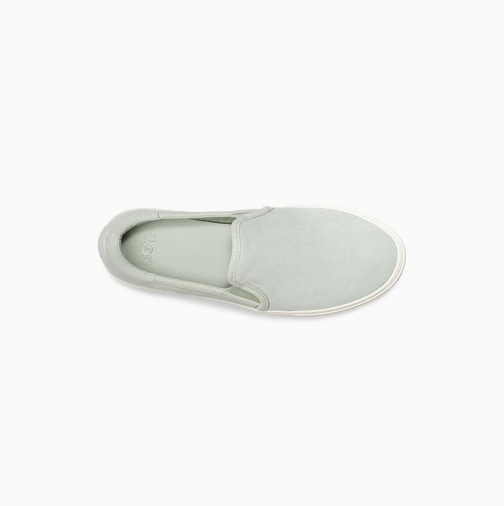 Dámské Slip On Tenisky UGG Jass Semišové Světle Zelene | 5F5E0939