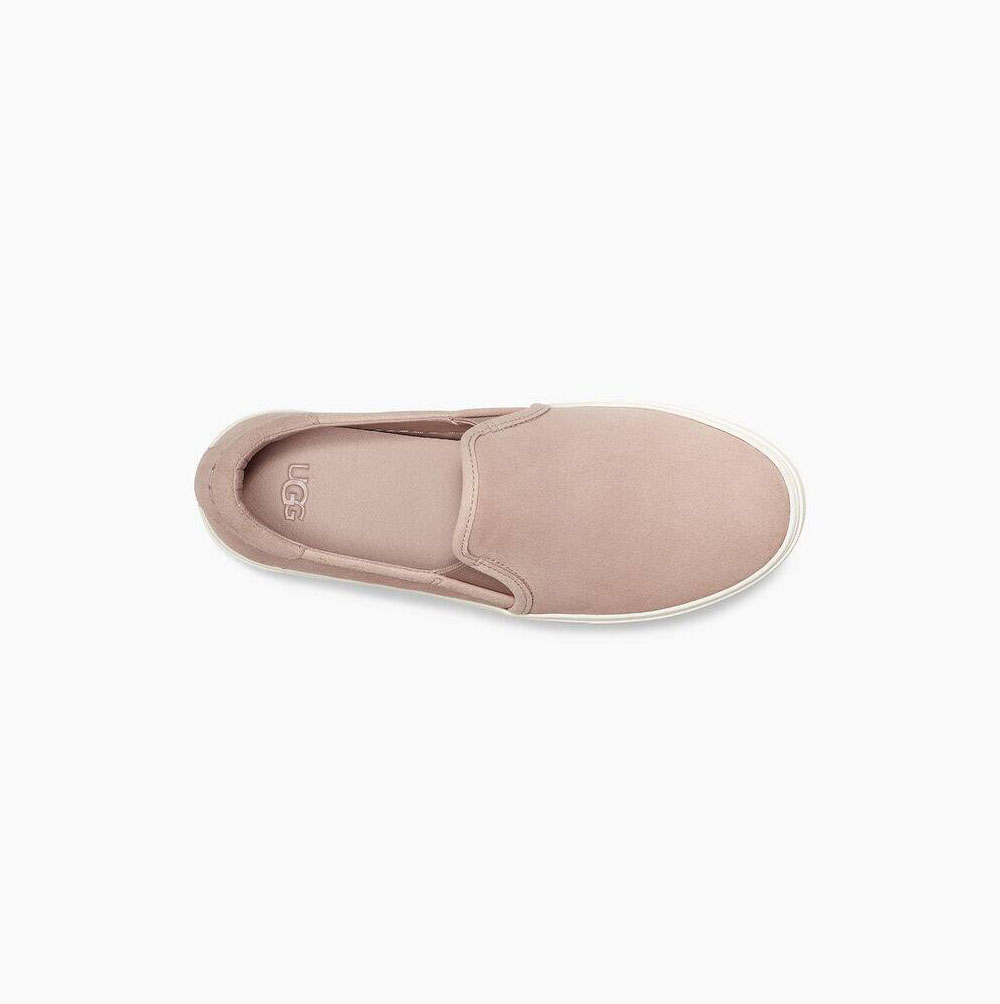 Dámské Slip On Tenisky UGG Jass Semišové Růžové | LRC81UVN