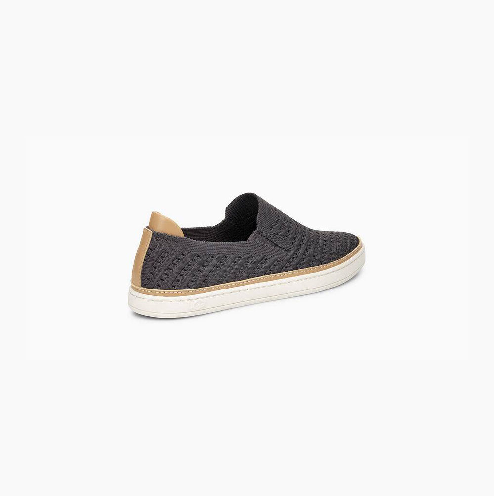 Dámské Slip On Tenisky UGG Sammy Chevron Tmavě Šedé | 2EID1R51