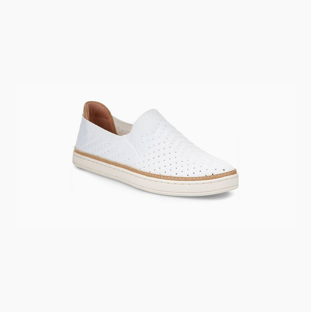 Dámské Slip On Tenisky UGG Sammy Chevron Bílé | KBMT3ATH