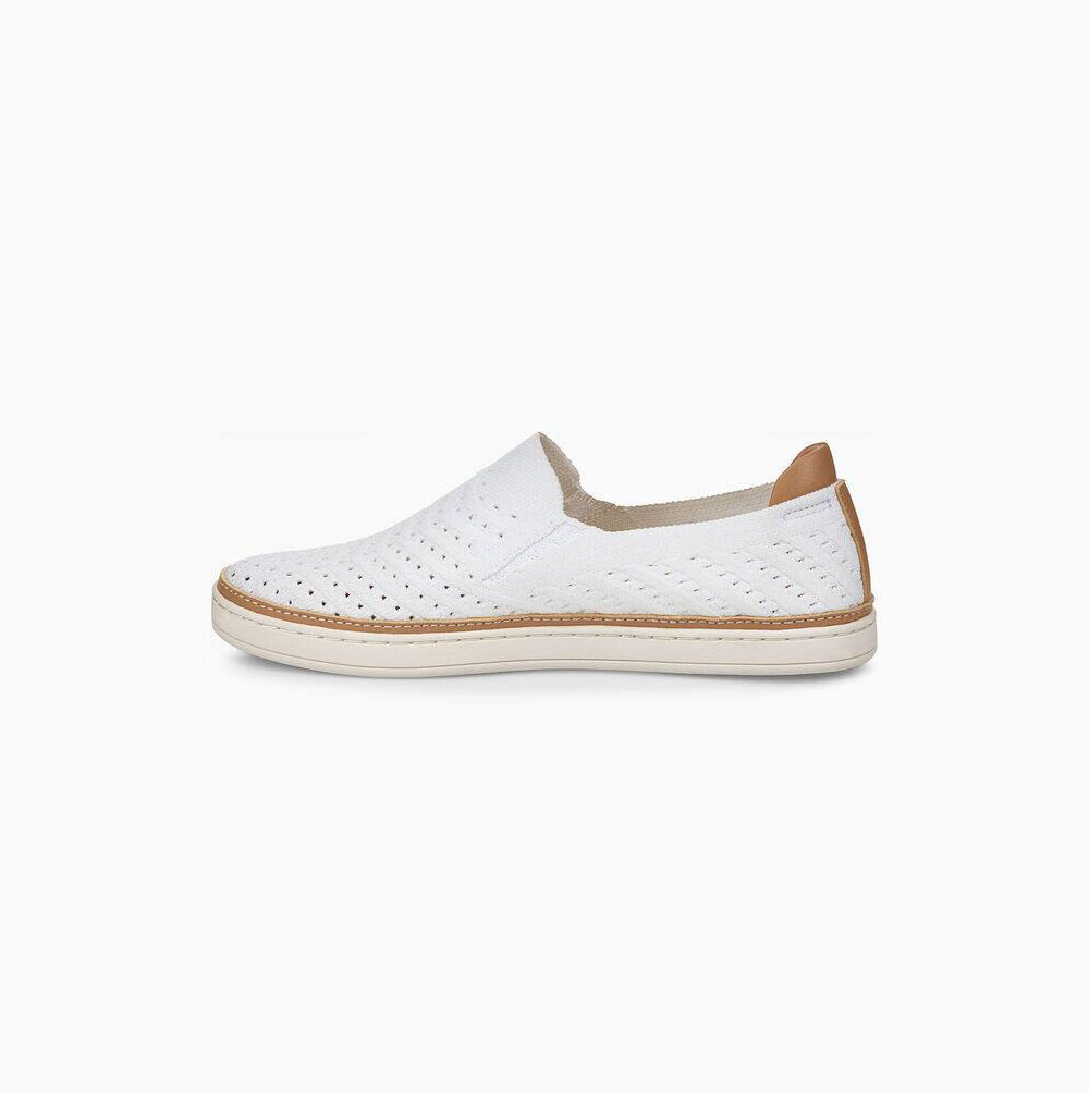 Dámské Slip On Tenisky UGG Sammy Chevron Bílé | KBMT3ATH