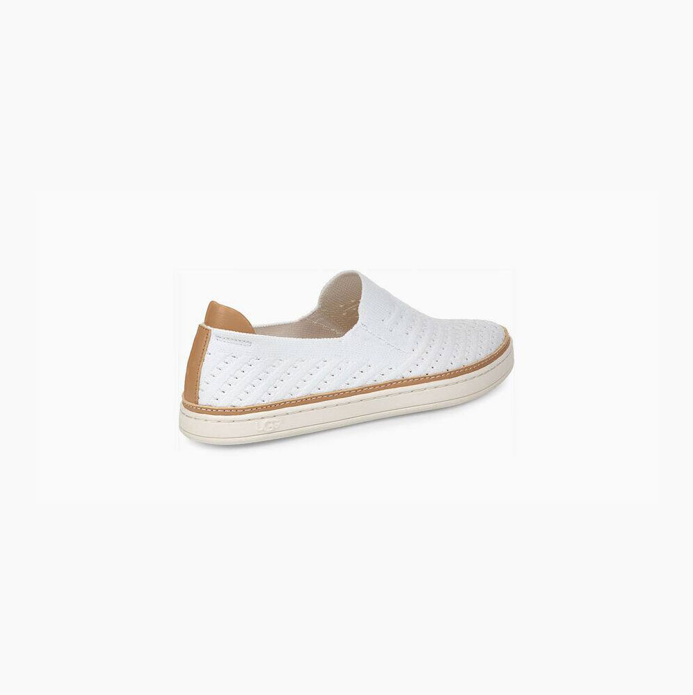 Dámské Slip On Tenisky UGG Sammy Chevron Bílé | KBMT3ATH