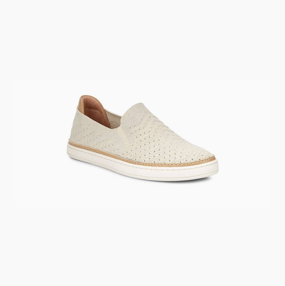 Dámské Slip On Tenisky UGG Sammy Metallic Chevron Červené Bílé | OWUYD4L8