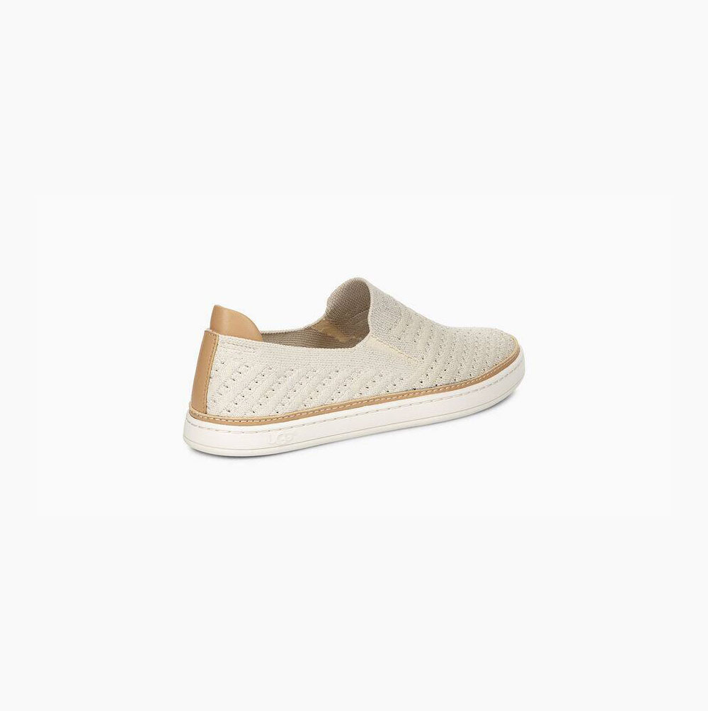 Dámské Slip On Tenisky UGG Sammy Metallic Chevron Červené Bílé | OWUYD4L8