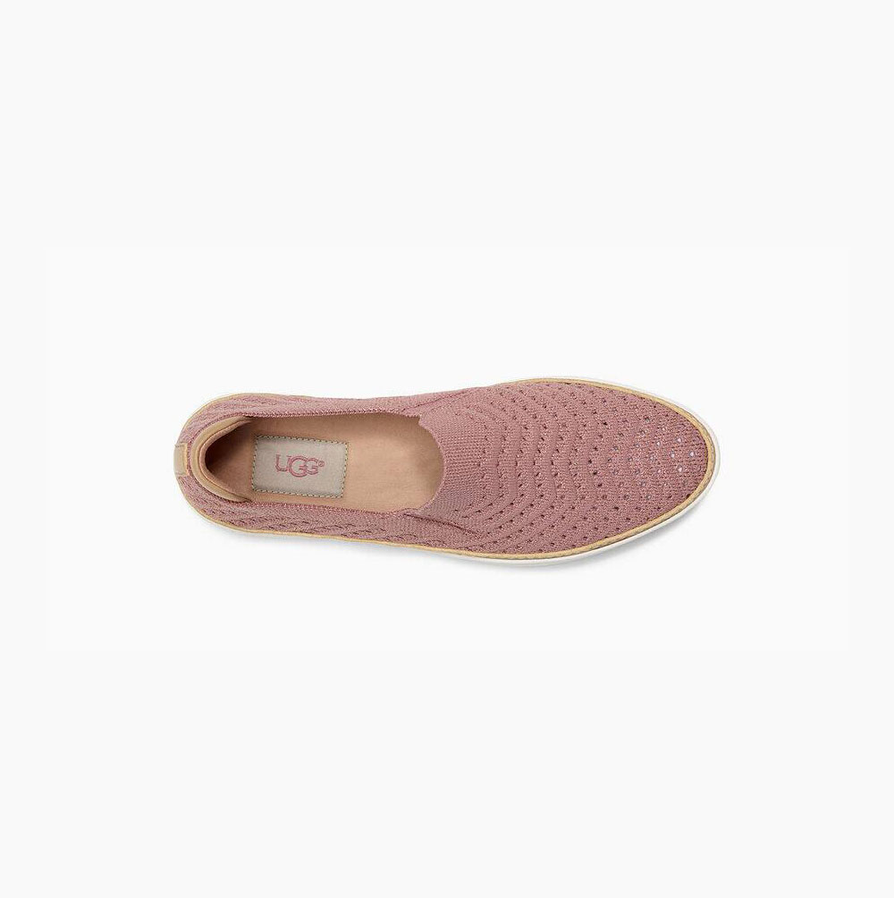 Dámské Slip On Tenisky UGG Sammy Metallic Chevron Růžové | RAHDTUY8