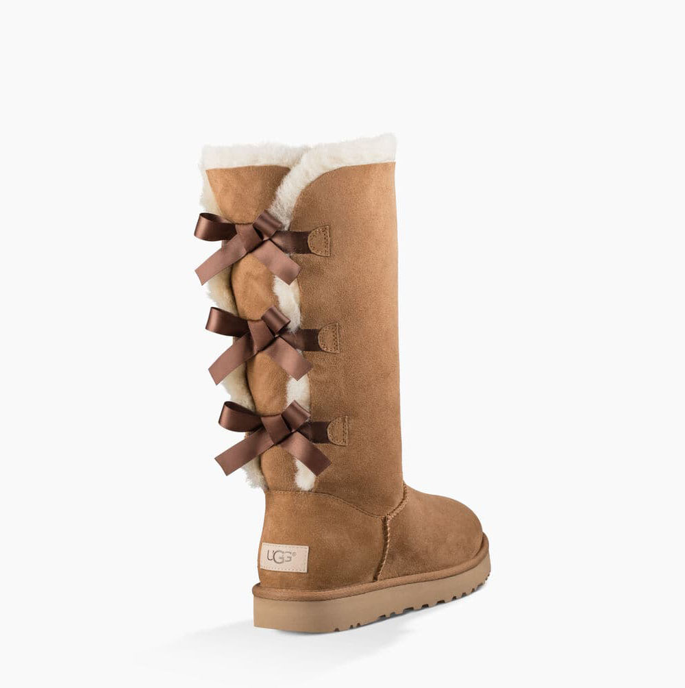 Dámské Vysoké Kozačky UGG Bailey Bow II Hnědé | HKGMRA6M