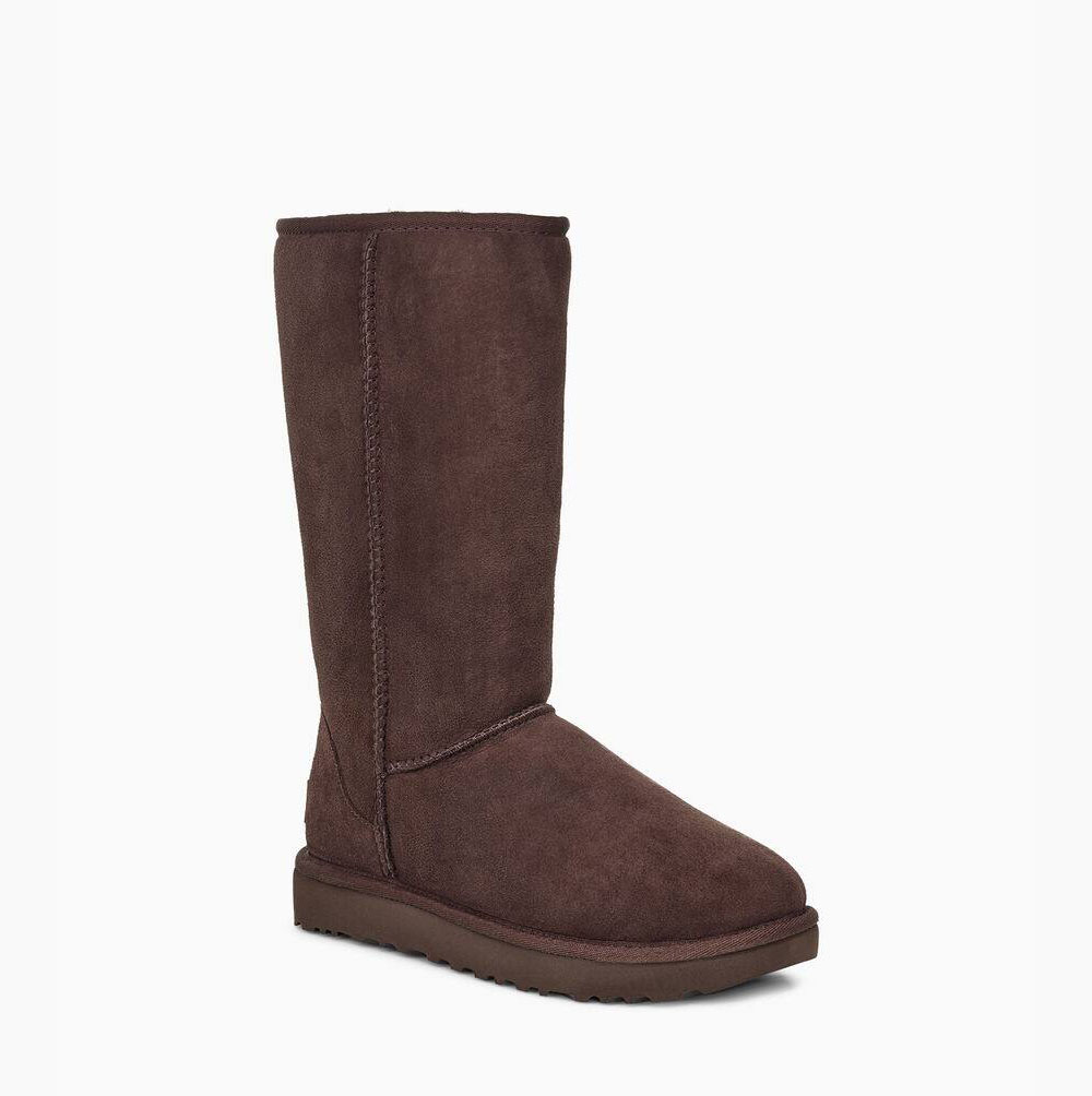 Dámské Vysoké Kozačky UGG Classic II Čokolády | NT4KXBPR