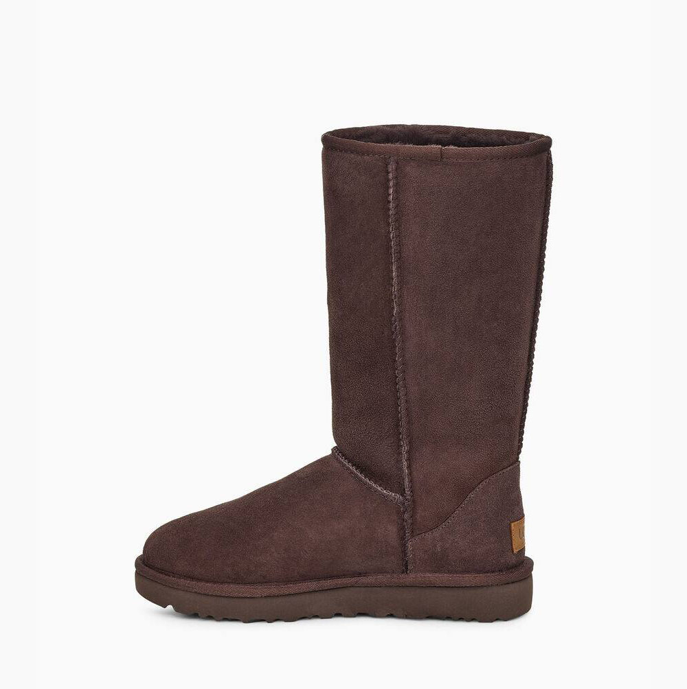 Dámské Vysoké Kozačky UGG Classic II Čokolády | NT4KXBPR