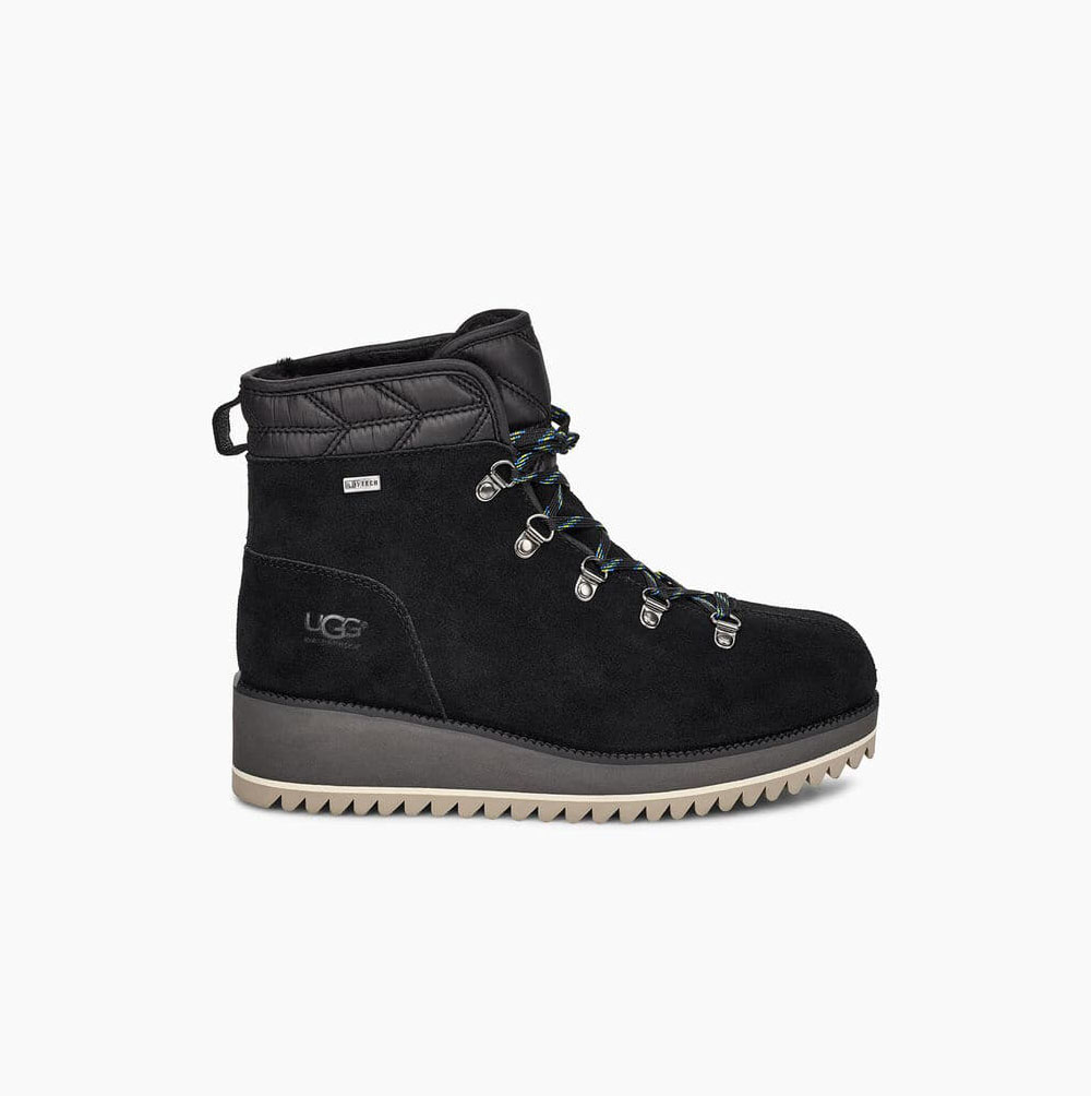 Dámské Zimní Boty UGG Birch Krajkové-Up Boot Černé | 5PRSBRBU