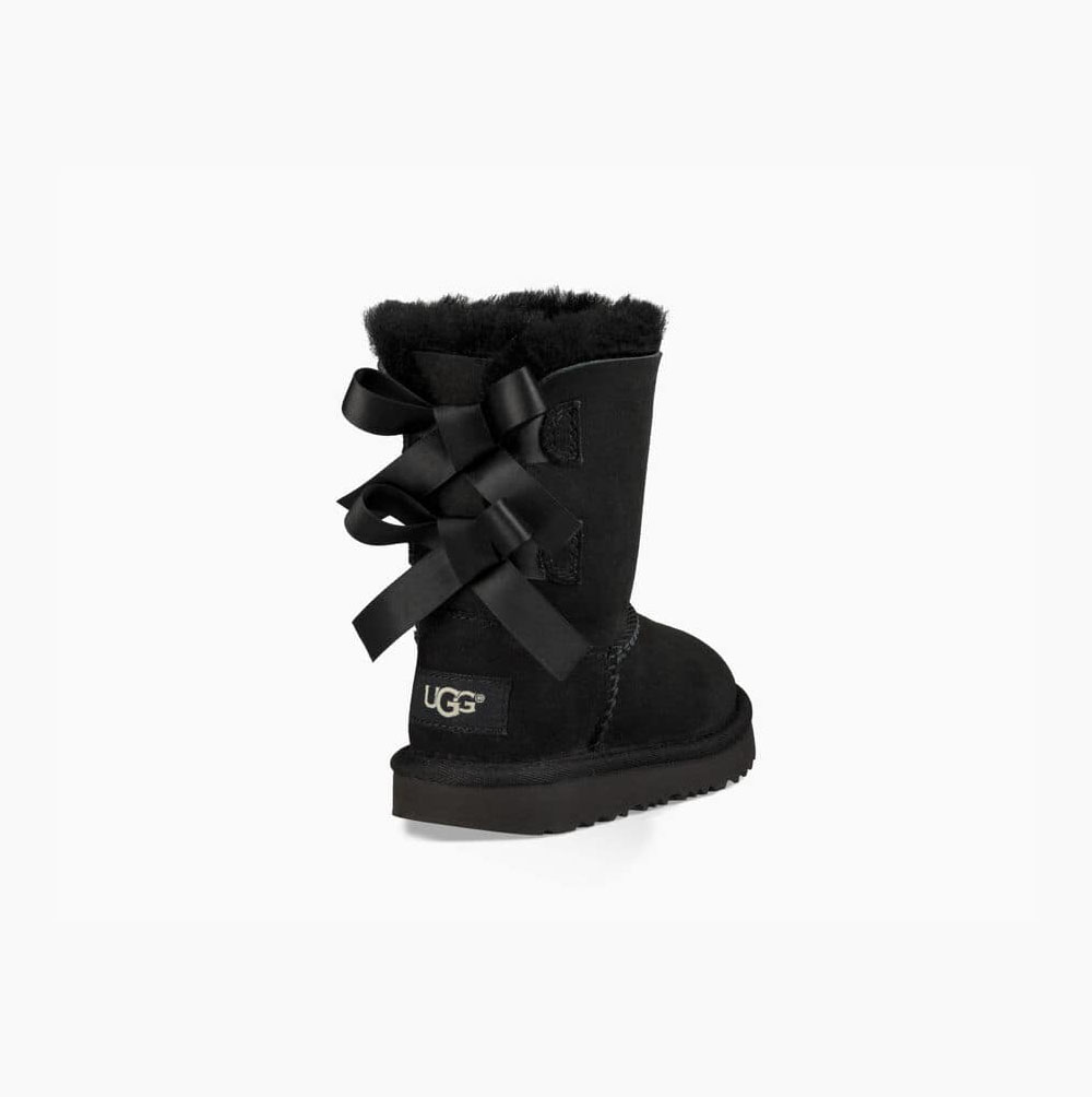 Dětské Bow Boots UGG Bailey Bow II Černé | 6WB671WC