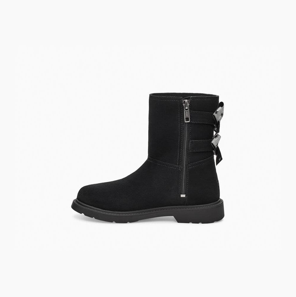 Dětské Bow Boots UGG Tillee Černé | W1NFX6T4