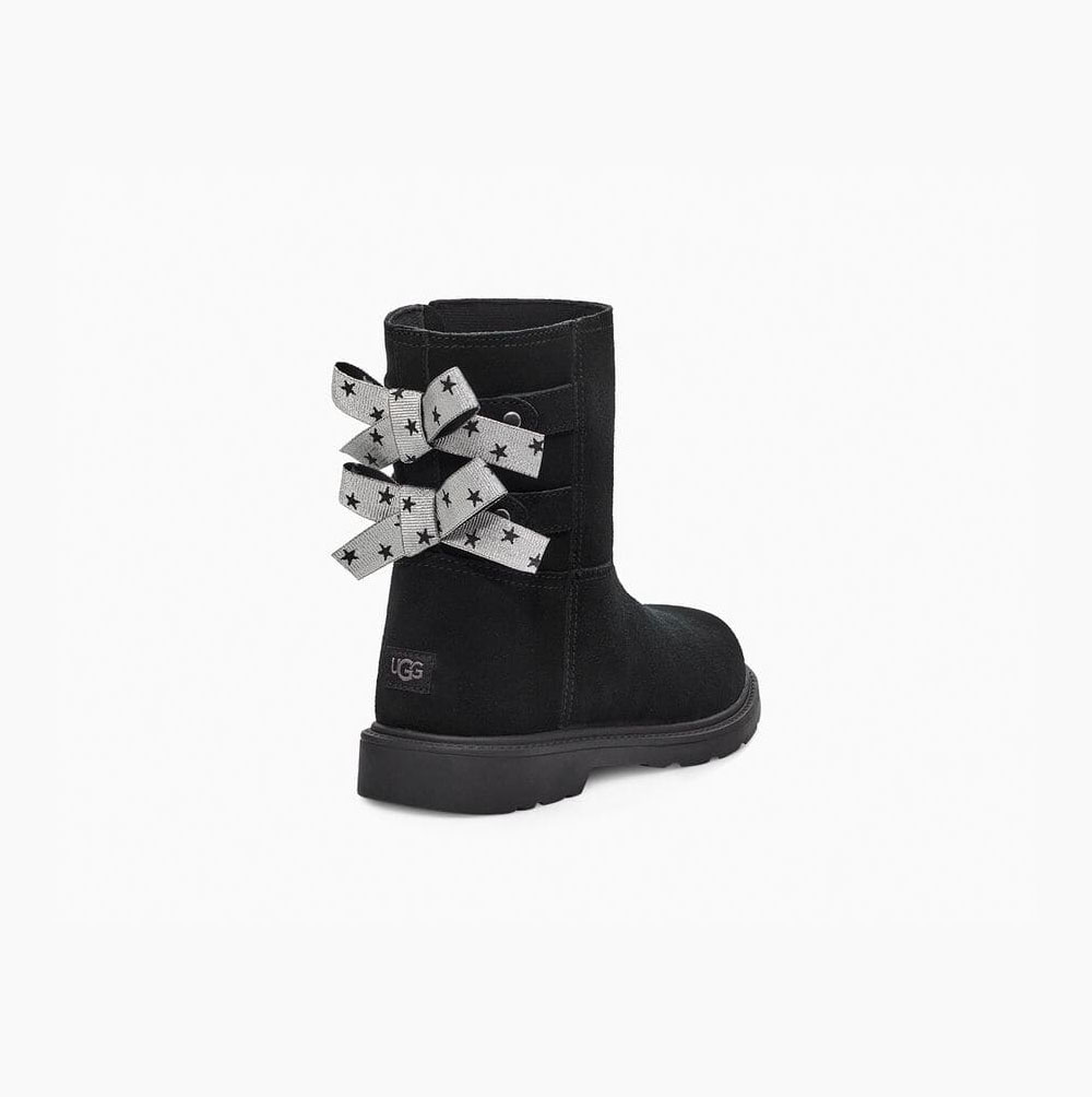 Dětské Bow Boots UGG Tillee Černé | W1NFX6T4