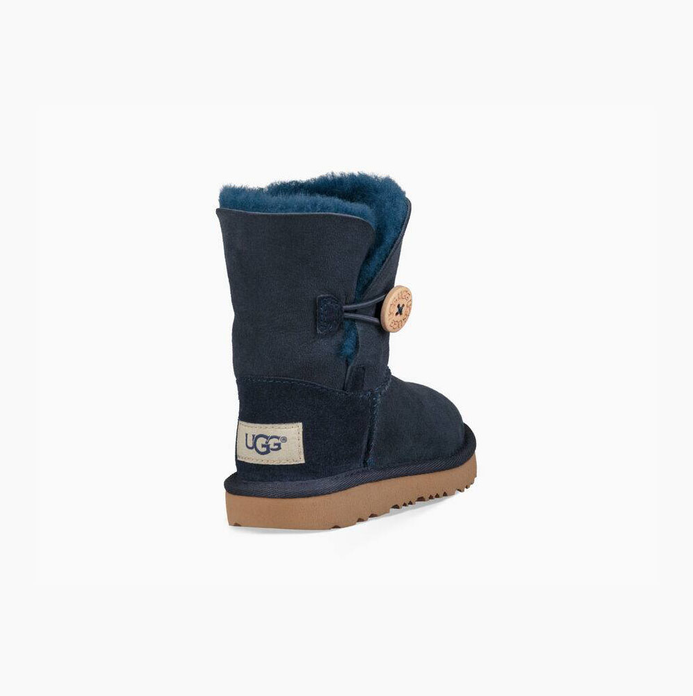 Dětské Button Boots UGG Bailey Button II Tmavě Blankyt | 7AAN0QCO