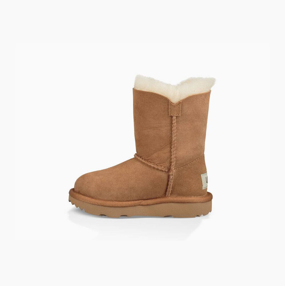 Dětské Button Boots UGG Bailey Button II Hnědé | IR00W3F1