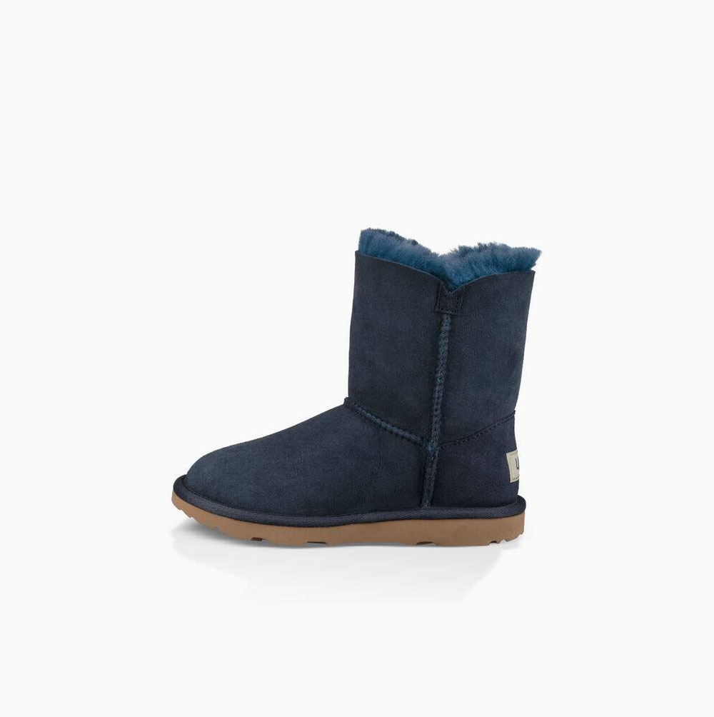 Dětské Button Boots UGG Bailey Button II Tmavě Blankyt | Q17LMPH9