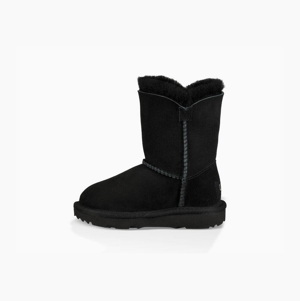 Dětské Button Boots UGG Bailey Button II Černé | RERCZCSU