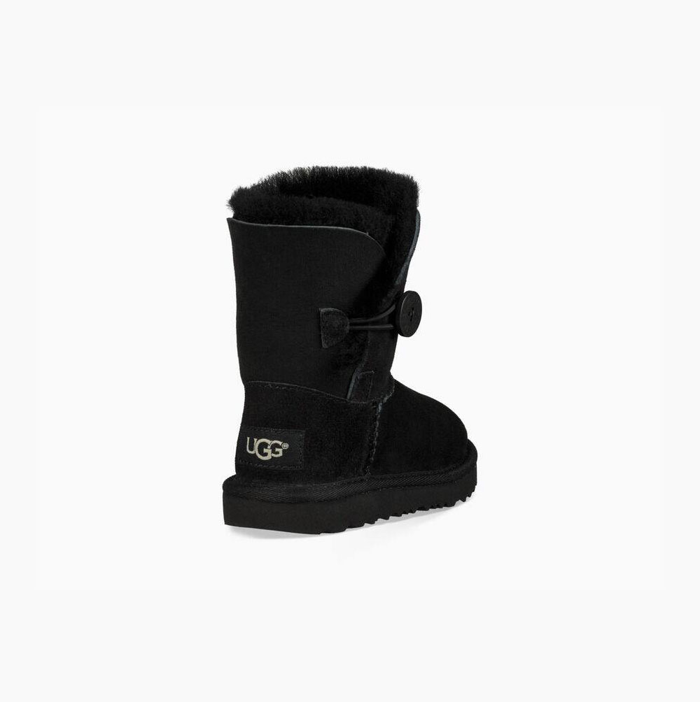 Dětské Button Boots UGG Bailey Button II Černé | RERCZCSU